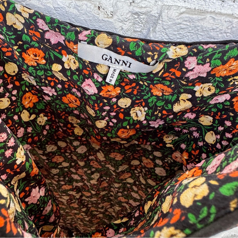 GANNI Joycedale slip dress 100% silk size XS (fits like XXS) - Picture 5 of 14